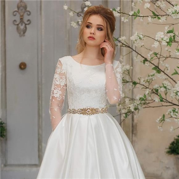 Rhinestone Wedding Bridal Belt Formal Dress Handmade Crystal Wedding Sash Belt
